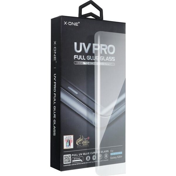Partner Tele.com Szkło hartowane X-ONE UV PRO - do Samsung Galaxy S22 Ultra (case friendly) - działający czytnik 9939463 5903396144189