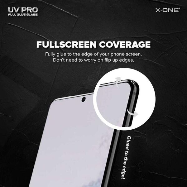 Partner Tele.com Szkło hartowane X-ONE UV PRO - do Samsung Galaxy S22 Ultra (case friendly) - działający czytnik 9939463 5903396144189