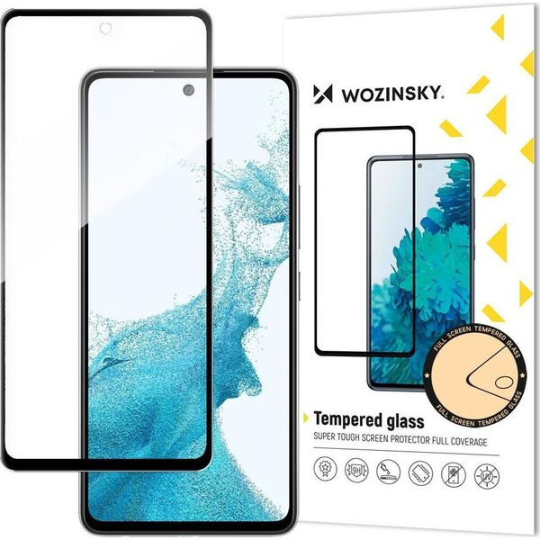 Wozinsky Wozinsky super wytrzymałe szkło hartowane Full Glue na cały ekran z ramką Case Friendly Samsung Galaxy A33 5G czarny 9939517 9145576238684