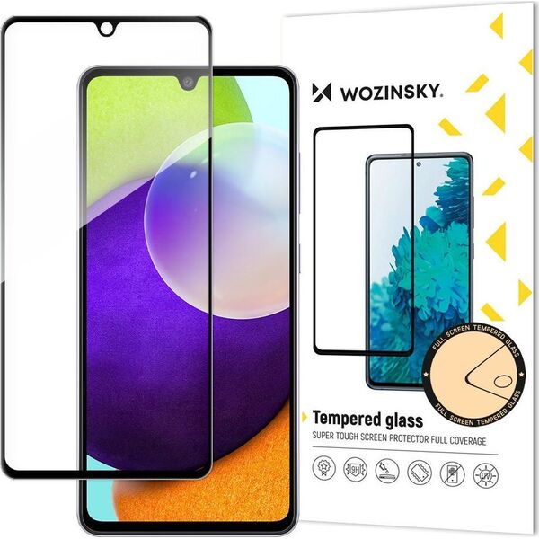 Wozinsky Wozinsky super wytrzymałe szkło hartowane Full Glue na cały ekran z ramką Case Friendly Samsung Galaxy A33 5G czarny 9939519 9145576238691