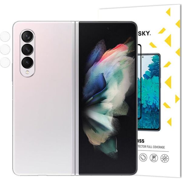 Wozinsky Wozinsky Full Camera Glass szkło hartowane 9H na cały aparat kamerę Samsung Galaxy Z Fold 3 9939521 9145576239032