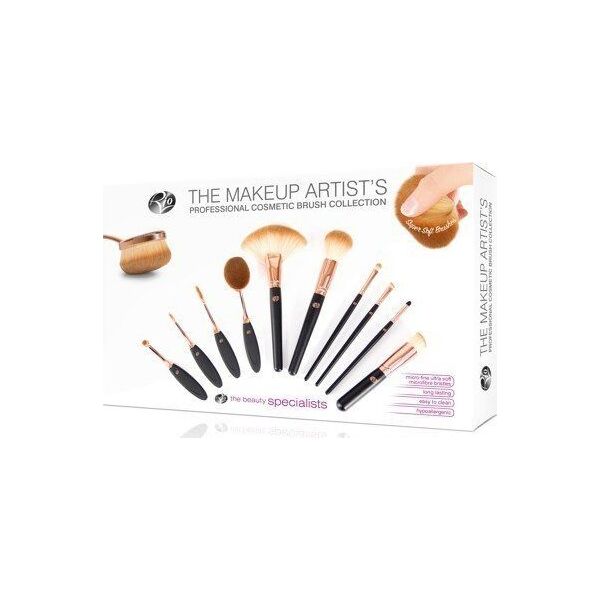 Rio PROFESSIONAL THE MAKE-UP ARTISTS 10 PCS PRO BRUSH COLLECTION - BRCO - RIO 9961795 5019487085818