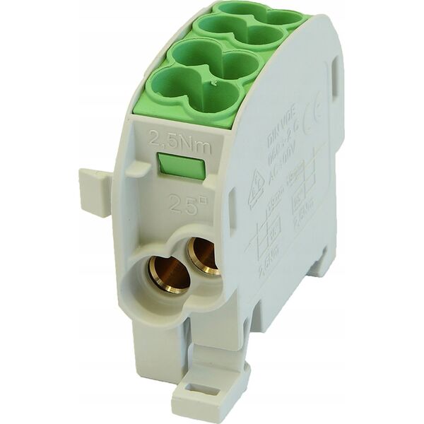 Simet Blok rozdzielczy - odgałęźny Al/Cu SCB 25 (80110) SIMBLOCK zielony 81501005 10000633 5907813233272