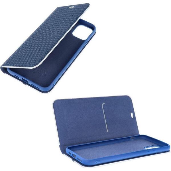 ForCell Etui Kabura Forcell LUNA Book Carbon do SAMSUNG S22 niebieski 10009483 5903396133879