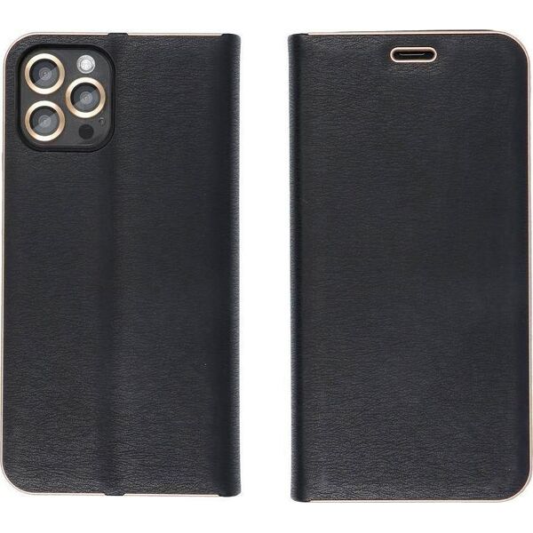 ForCell Etui Kabura Forcell LUNA Book Gold do SAMSUNG S22 czarny 10009488 5903396133961