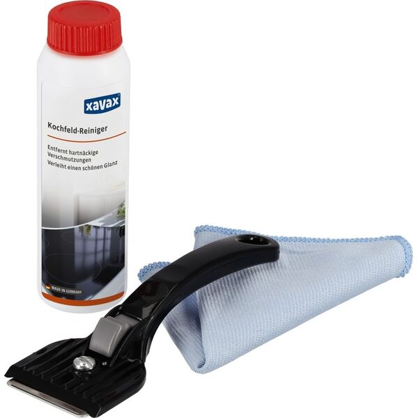 Xavax Zestaw do czyszczenia płyt indukcyjnych, 3-częściowy 9998715 4047443387233