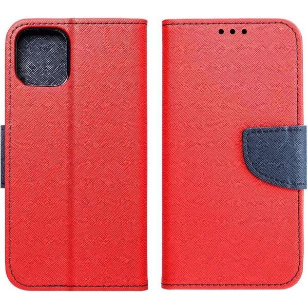 Kabury Fancy Book Etui KABURA FANCY BOOK Samsung Galaxy S22 Plus Czerwony Granatowy Case 10009919 5903396133718