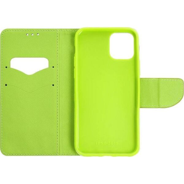 Kabury Fancy Book Etui KABURA FANCY BOOK Samsung Galaxy S22 Plus Granatowy Limonkowy Case 10009920 5903396133725