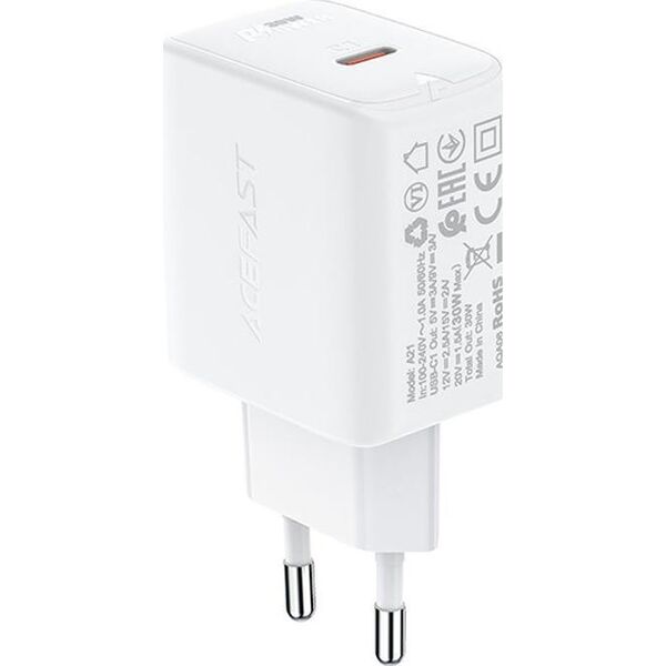 Ładowarka Acefast A21 1x USB-C  (6974316281139) 10016601 6974316281139