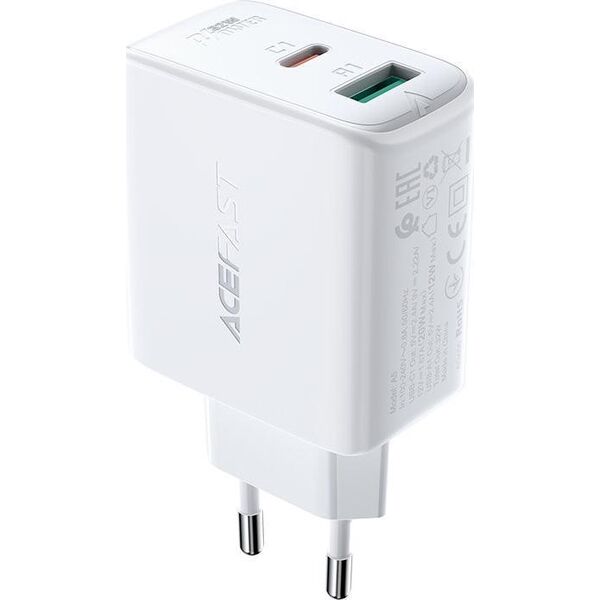 Ładowarka Acefast A5 1x USB-A 1x USB-C 2.4 A (6974316280125) 10016605 6974316280125