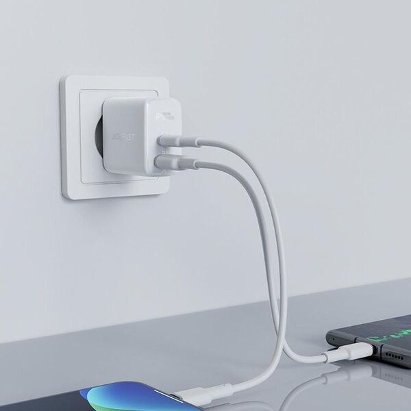 Ładowarka Acefast A5 1x USB-A 1x USB-C 2.4 A (6974316280125) 10016605 6974316280125
