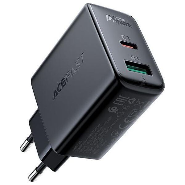 Ładowarka Acefast A5 1x USB-A 1x USB-C 2.4 A (6974316280125) 10016605 6974316280125