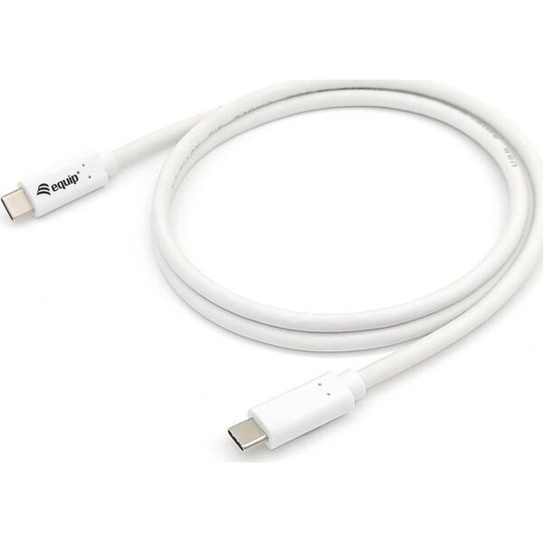 Kabel USB Equip USB-C - USB-C 2 m Biały (128362) 10035008 4015867226797