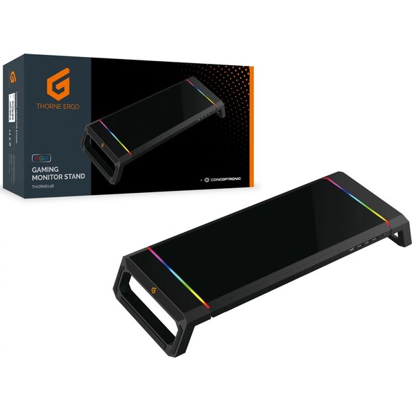 Conceptronic Podstawka pod monitor THORNE Gaming + 4xUSB 2.0 port 10035361 4015867225639