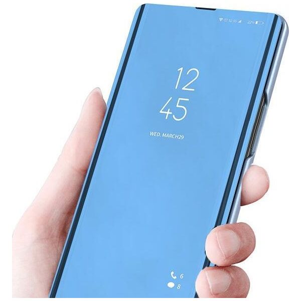 Hurtel Clear View Case futerał etui z klapką Xiaomi Poco X4 NFC 5G niebieski 10062408 9145576241226