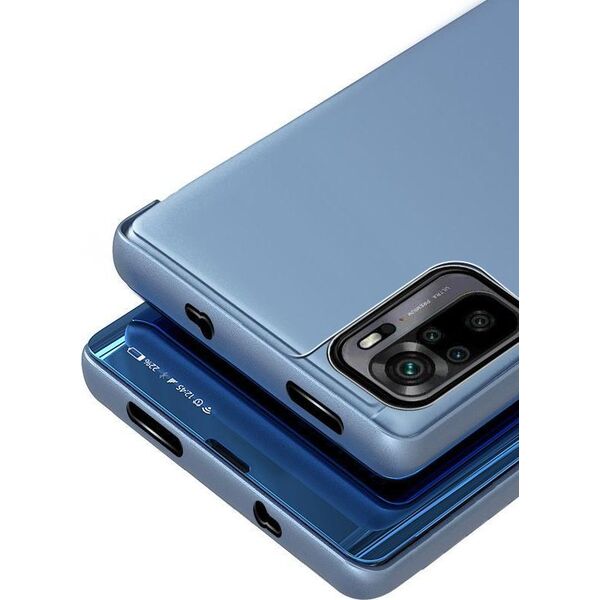 Hurtel Clear View Case futerał etui z klapką Xiaomi Poco X4 NFC 5G niebieski 10062408 9145576241226