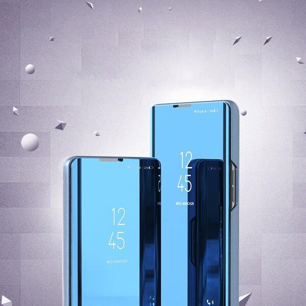 Hurtel Clear View Case futerał etui z klapką Xiaomi Poco X4 NFC 5G różowy 10062410 9145576241219