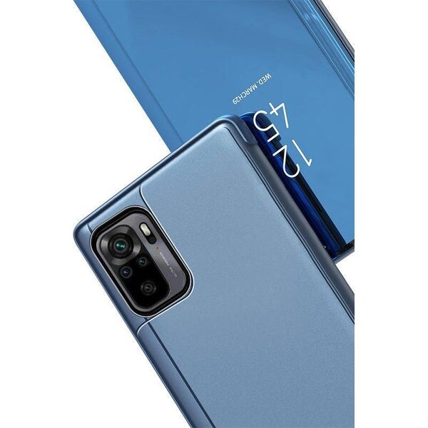 Hurtel Clear View Case futerał etui z klapką Xiaomi Poco X4 NFC 5G różowy 10062410 9145576241219