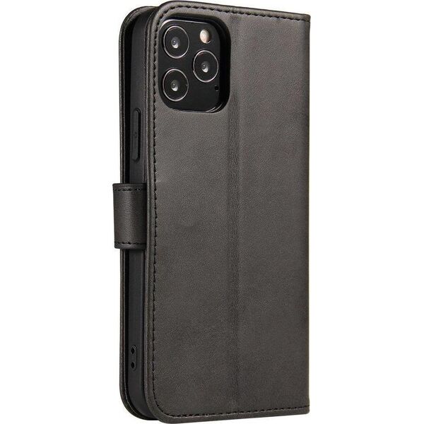 Hurtel Magnet Case elegancki futerał etui pokrowiec z klapką i funkcją podstawki Huawei nova 8 czarny 10062448 9145576241677