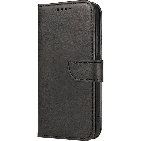Hurtel Magnet Case elegancki futerał etui pokrowiec z klapką i funkcją podstawki Huawei nova 8 czarny 10062448 9145576241677