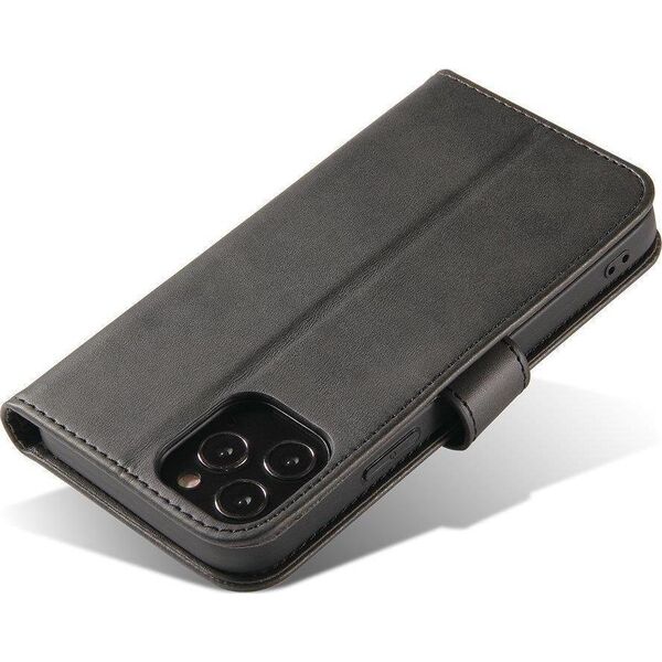 Hurtel Magnet Case elegancki futerał etui pokrowiec z klapką i funkcją podstawki Huawei nova 8 czarny 10062448 9145576241677