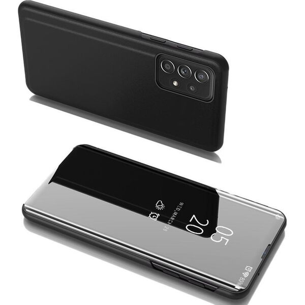 Hurtel Clear View Case futerał etui z klapką Samsung Galaxy A53 5G czarny 10062469 5907769307157