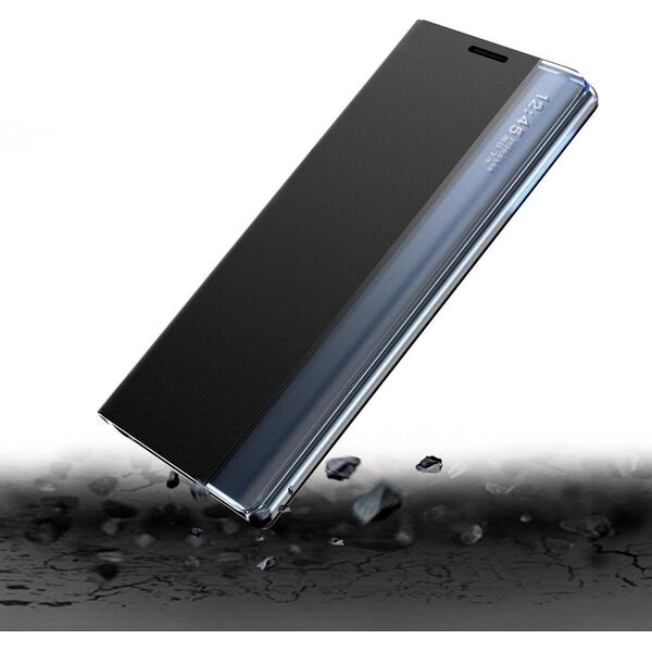 Hurtel New Sleep Case pokrowiec etui z klapką z funkcją podstawki Samsung Galaxy S22+ (S22 Plus) niebieski 10062473 9145576241035