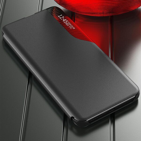 Hurtel Eco Leather View Case elegancki futerał etui z klapką i funkcją podstawki Samsung Galaxy S22+ (S22 Plus) niebieski 10062488 9145576241158