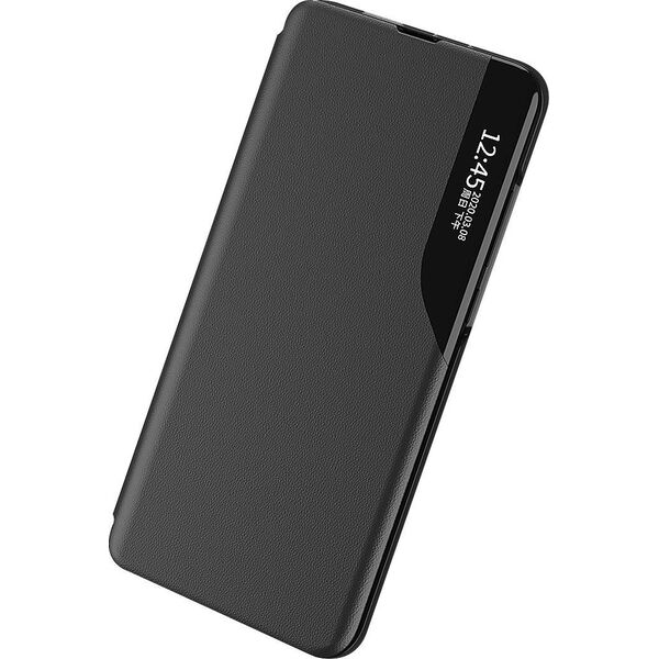 Hurtel Eco Leather View Case elegancki futerał etui z klapką i funkcją podstawki Samsung Galaxy S22+ (S22 Plus) niebieski 10062488 9145576241158