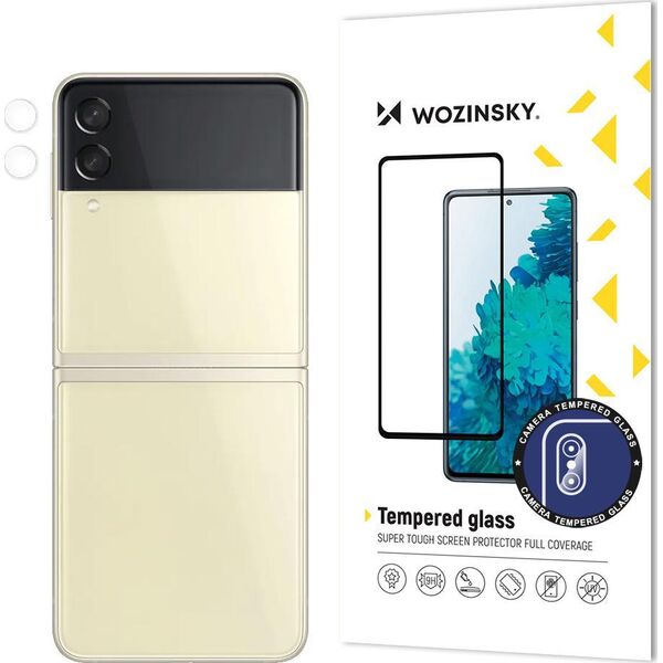 Wozinsky Pretender Camera Glass szkło hartowane 9H na cały aparat kamerę Samsung Galaxy Z Flip 3 10063053 9145576240427