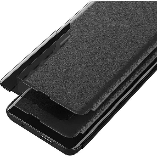 Clear View Eco Leather View Case elegancki futerał etui z klapką i funkcją podstawki Xiaomi Poco X4 NFC 5G czerwony 10063562 9145576241400