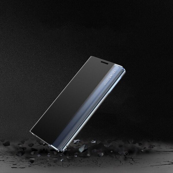 Clear View New Sleep Case pokrowiec etui z klapką z funkcją podstawki Poco M4 Pro 5G różowy 10063571 9145576241370