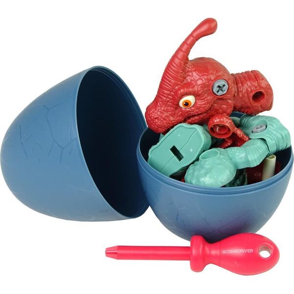 LeanToys Zestaw Dinozaur Parasaurolophus z Jajkiem DIY Śrubokręt 10074213 5904665992517