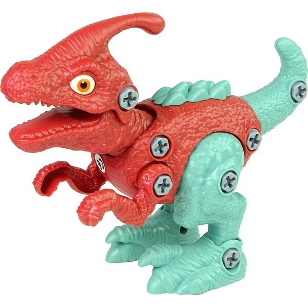 LeanToys Zestaw Dinozaur Parasaurolophus z Jajkiem DIY Śrubokręt 10074213 5904665992517