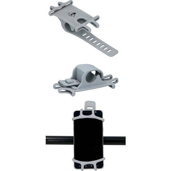 Dunlop Dunlop - uchwyt rowerowy do telefonu 10-15 cm (szary) 10074814 5904501201087