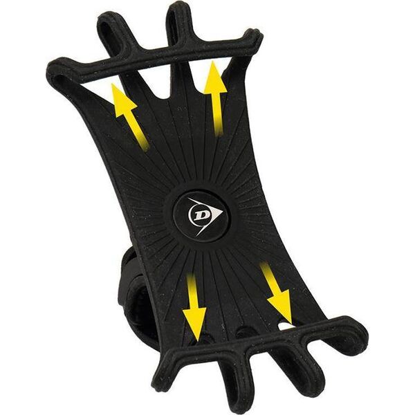 Dunlop Dunlop - uchwyt rowerowy do telefonu 10-15 cm obrotowy (czarny) 10074821 5904501201186