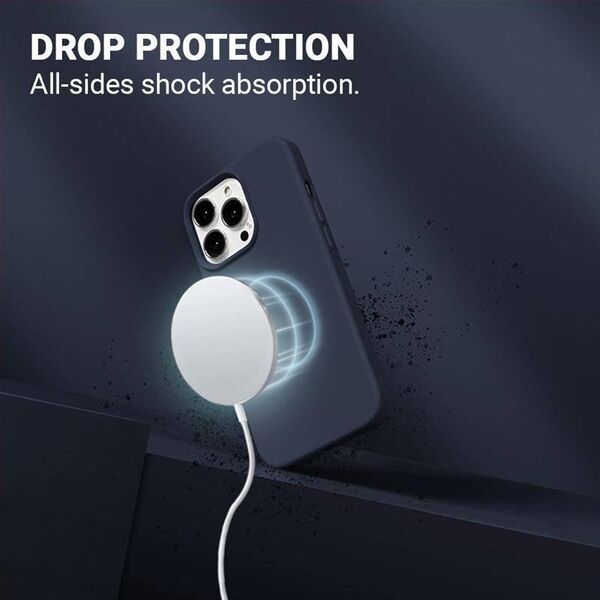 Crong Crong Color Cover Magnetic - Etui iPhone 13 Pro Max MagSafe (granatowy) 10074876 5904310700641