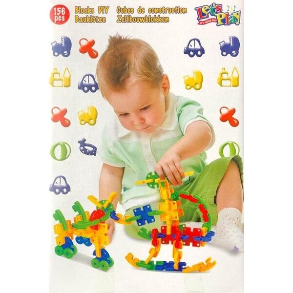 Lets play Let's Play - Zestaw klocków konstrukcyjnych dla dzieci (Zestaw 1) 10075016 5907731988933