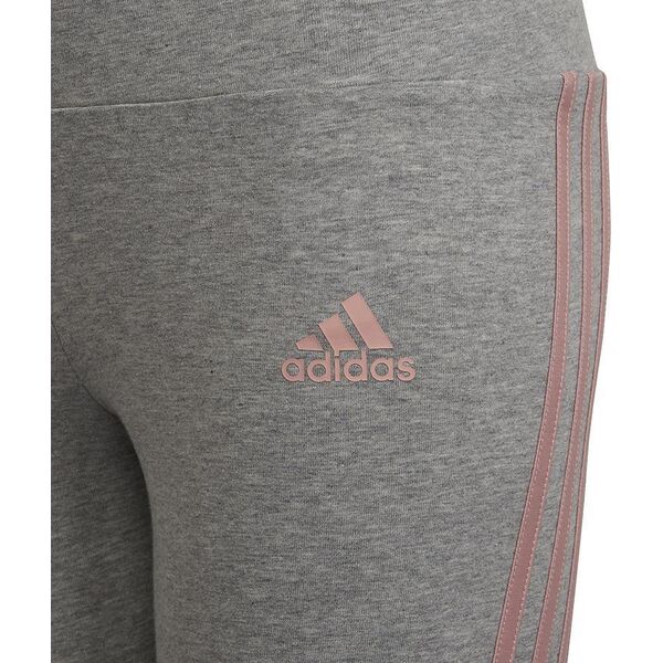 Adidas Legginsy adidas 3S Tight Jr HD4368 HD4368 szary 164 cm 10082157 4065424473249