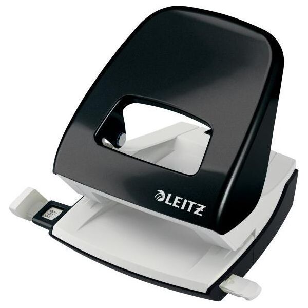 Zszywacz Leitz Dziurkacz duży metalowy Leitz, czarny, 10 lat gwarancji, 30 kartek 50081095 10089356 4002432121533