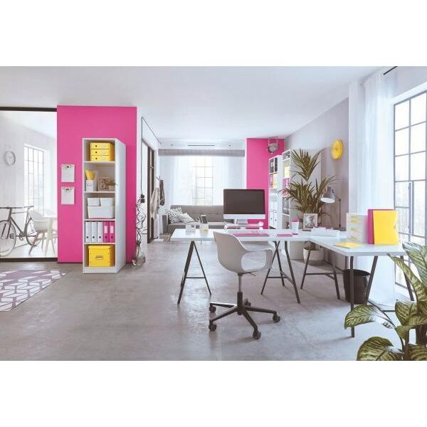 Zszywacz Leitz Zszywacz elektryczny na baterie WOW, żółty, 3 lata gwarancji, 10 kartek 55661016 10089555 4002432122332