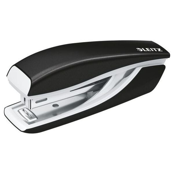 Zszywacz Leitz Zszywacz Mini metalowy Leitz WOW, czarny, 10 lat gwarancji, 10 kartek 55281095 10089566 4002432122226