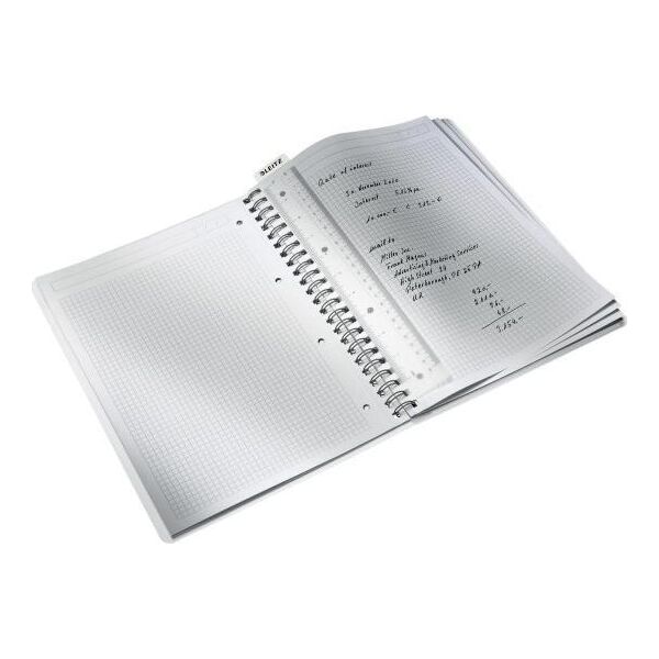 Leitz Kołonotatnik w kratkę A4 PP Leitz WOW, biały 46380001 10091588 4002432121311