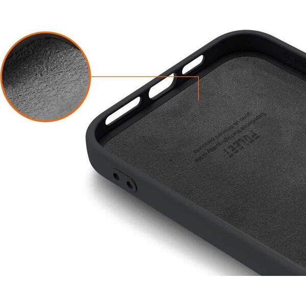 Hurtel Silicone Case elastyczne silikonowe etui pokrowiec Xiaomi Redmi Note 10 5G / Poco M3 Pro czarny 10102364 9145576240472