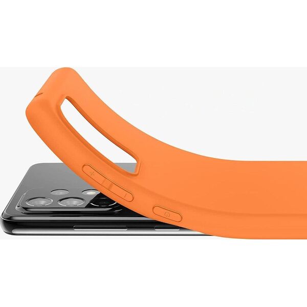 Hurtel Silicone Case elastyczne silikonowe etui pokrowiec Samsung Galaxy A03s niebieski 10102377 9145576240724