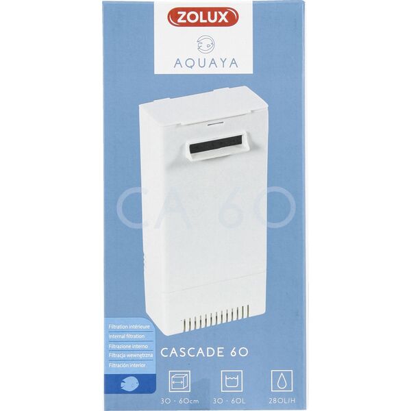 Zolux Aquaya Filtr Cascade 60 kol. biały 10104389 3336023265223