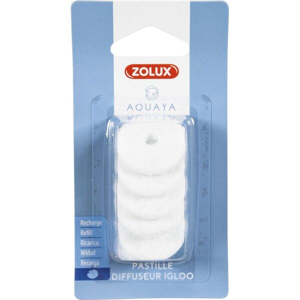 Zolux Aquaya 5 Zapasowych Podkładek Do Dyfuzora Powietrza Igloo 10104395 3336023213163