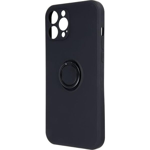 TelForceOne TelForceOne Nakładka Finger Grip do iPhone 12 Pro 6,1" czarna 10108895 5900495939401