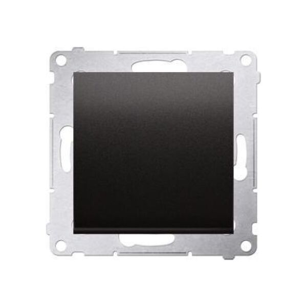 Kontakt-Simon Simon 54 Łącznik jednobiegunowy (moduł) 10AX 250V szybkozłącza czarny mat DW1.01/49 10134700 5902787870218
