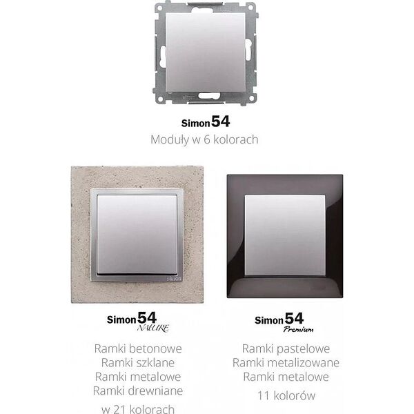 Kontakt-Simon Simon 54 Premium Ramka 2-krotna PREMIUM do puszek karton-gips IP20 / IP44 czarny mat DRK2/49 10134773 5902787871932